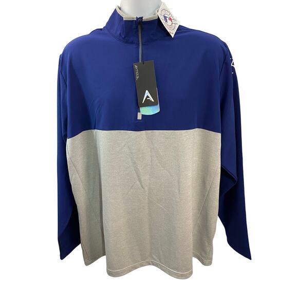 Antigua Kansas City Royals Long Sleeve Pullover 1/4 Zip Embroidered Logo 2XL - Picture 1 of 9